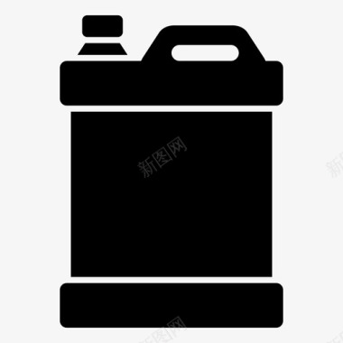 罐装瓶子加仑图标图标
