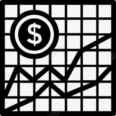 金融商业图经济图图标图标