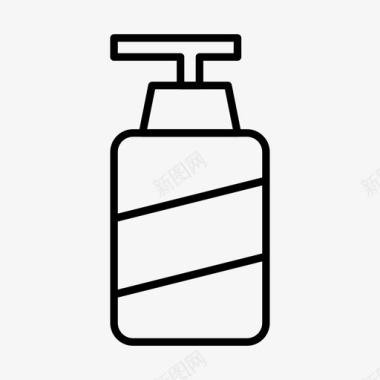 肥皂分配器泡沫液体图标图标