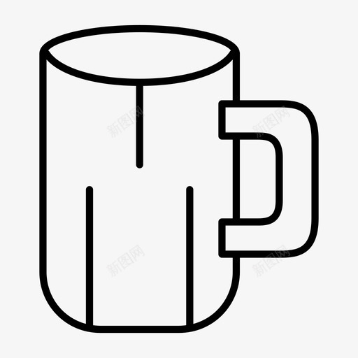 马克杯咖啡饮料图标svg_新图网 https://ixintu.com 咖啡 茶 饮料 马克杯