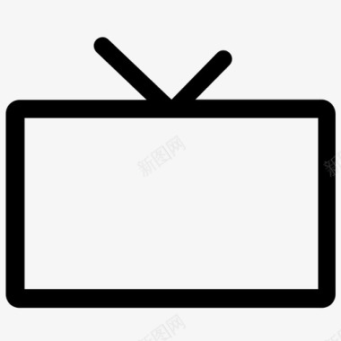 电视娱乐平板电视图标图标