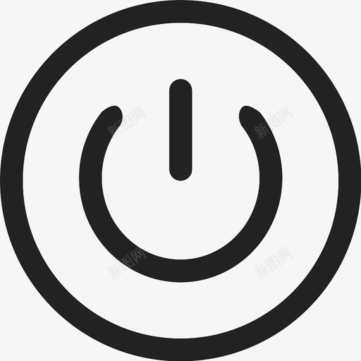 power buttonsvg_新图网 https://ixintu.com power button
