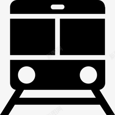 旅行火车头地铁图标图标