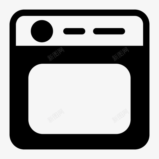 烘干机洗衣机图标svg_新图网 https://ixintu.com 洗衣机 烘干机