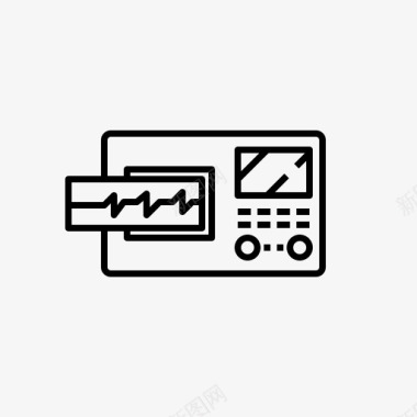 心电图心脏诊断图标图标