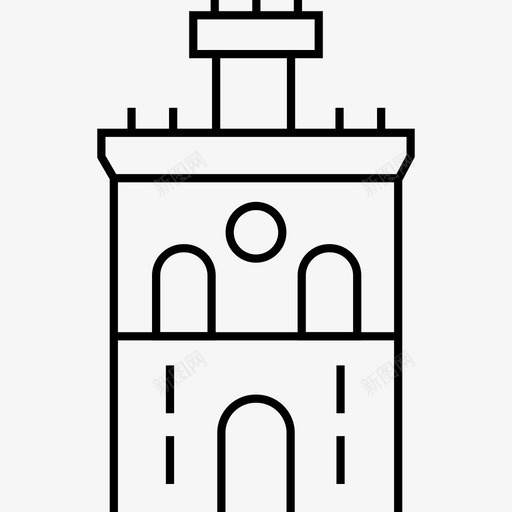 圣马力诺建筑地标图标svg_新图网 https://ixintu.com 圣马力诺 地标 建筑 旅游 纪念碑 首都世界地标线