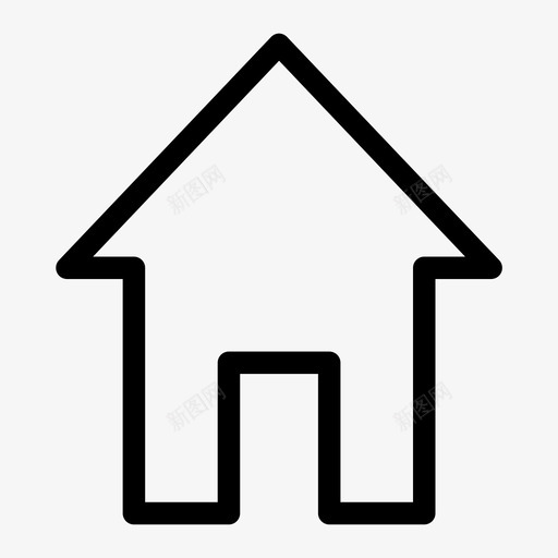 主页应用程序建筑图标svg_新图网 https://ixintu.com 主页 应用程序 建筑 房子 菜单