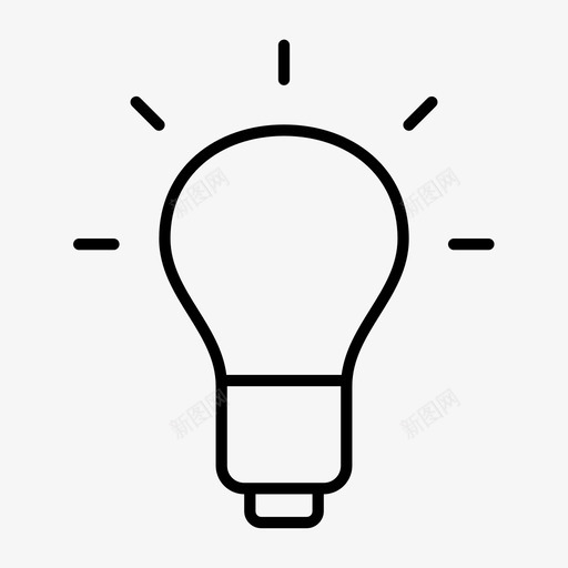 想法灯泡能源图标svg_新图网 https://ixintu.com 想法 灯 灯泡 能源 货币关闭