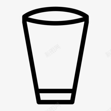 玻璃饮料盘子图标图标