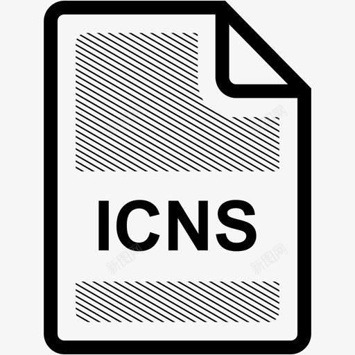 icns文件扩展名格式图标svg_新图网 https://ixintu.com icns文件 扩展名 文件格式 格式 类型