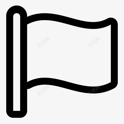 旗帜注意重要图标svg_新图网 https://ixintu.com 国际 旗帜 注意 网络移动应用基础tiny2系列 语言 重要