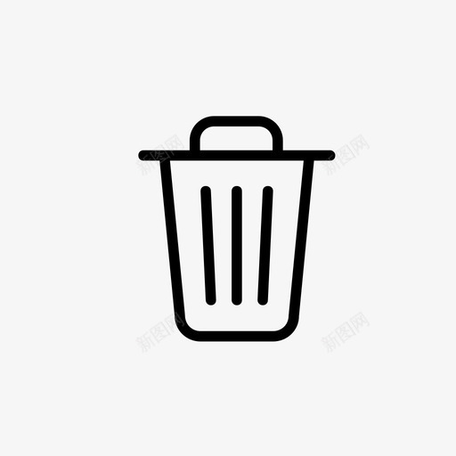 icon-big-垃圾桶svg_新图网 https://ixintu.com icon-big-垃圾桶 icon-big-02