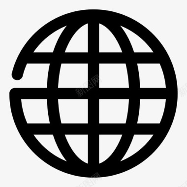 地球地球网格世界图标图标