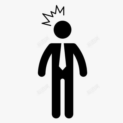 愤怒的老板愤怒争吵图标svg_新图网 https://ixintu.com 争吵 商人 惊喜 愤怒 愤怒的老板