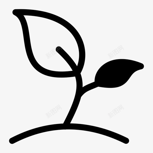 植物栽培耕作图标svg_新图网 https://ixintu.com 发芽 栽培 植物 植物生长 耕作