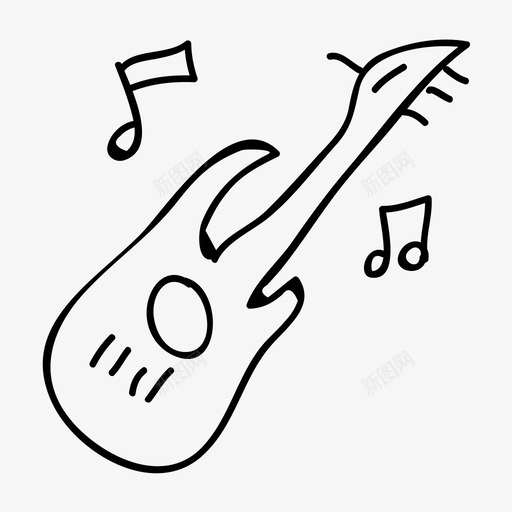 吉他班级音乐图标svg_新图网 https://ixintu.com 吉他 学校 班级 音乐 音乐剧