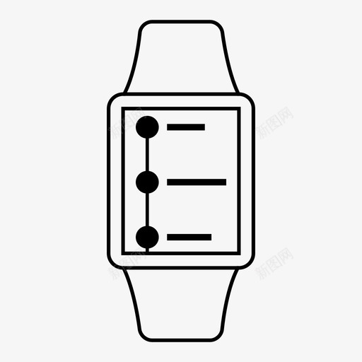 applewatch运输应用程序公共汽车地铁图标svg_新图网 https://ixintu.com applewatch运输应用程序 公共汽车 地铁 智能手表线框