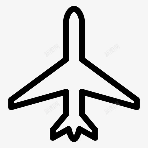 飞机起飞飞行模式图标svg_新图网 https://ixintu.com 功能 起飞 运输 飞机 飞行模式