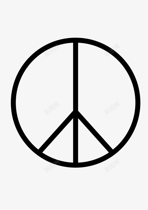 和平象征图标svg_新图网 https://ixintu.com 和平 象征