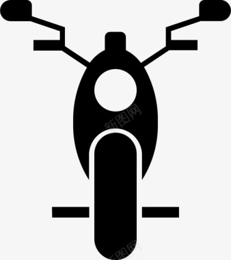 摩托车速度城市图标图标