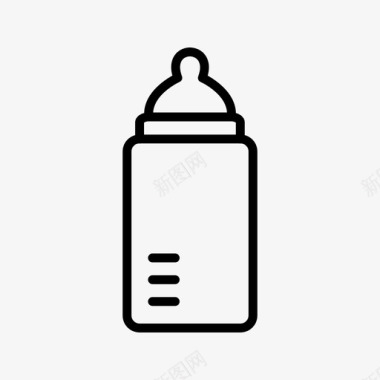 婴儿喂养器儿童乳头图标图标