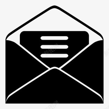 信息电子邮件信封图标图标