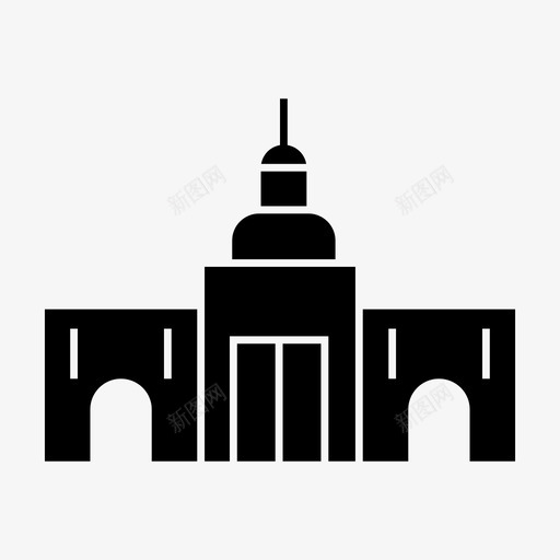 哈瓦那建筑地标图标svg_新图网 https://ixintu.com 哈瓦那 地标 建筑 旅游 纪念碑 首都世界地标符号