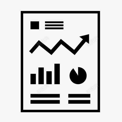 销售报告费用收入图标svg_新图网 https://ixintu.com 收入 文件和报告 税金 费用 退款 销售报告