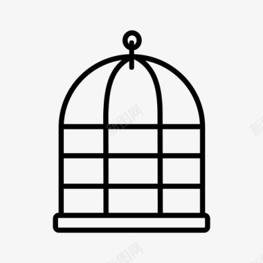 笼子栅栏宠物图标图标
