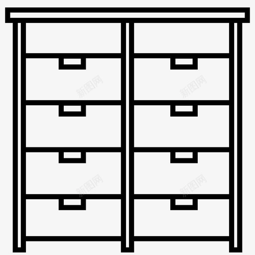 家具盔甲椅子图标svg_新图网 https://ixintu.com fourniture12系列 家 家具 桌子 椅子 盔甲