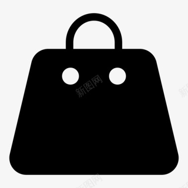 购物袋电子商务网上购物图标图标
