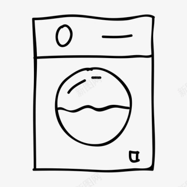 洗衣房洗衣机酒店图标图标