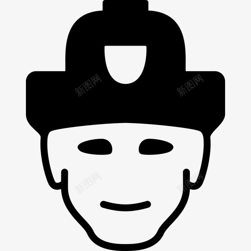 消防员头盔人员安全工作图标svg_新图网 https://ixintu.com 人员 安全工作 消防员头盔