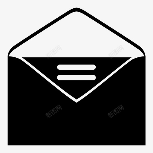 信息电子邮件信封图标svg_新图网 https://ixintu.com 信件 信封 信息 电子邮件 短信