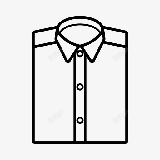 男式衬衫男式服装图标svg_新图网 https://ixintu.com 男式服装 男式衬衫