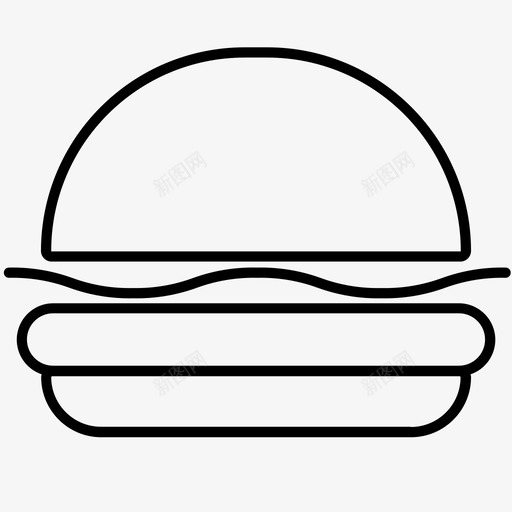 汉堡奶酪快餐图标svg_新图网 https://ixintu.com 奶酪 快餐 快餐系列 汉堡