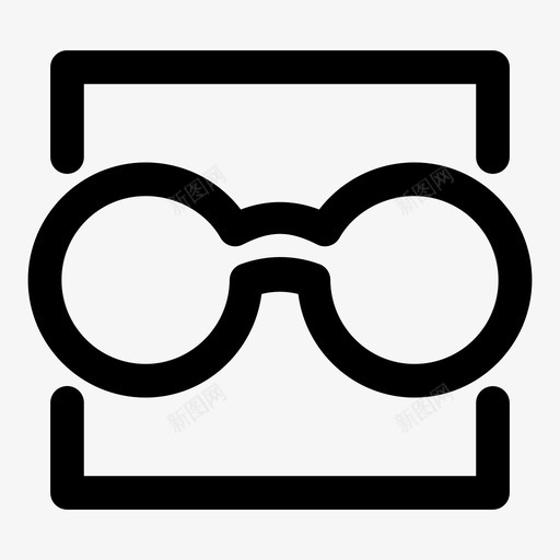 视图双目镜镜头图标svg_新图网 https://ixintu.com 双目镜 变焦 手表 视图 镜头
