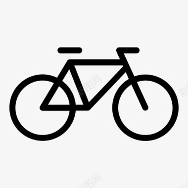 十字架自行车自行车店图标图标