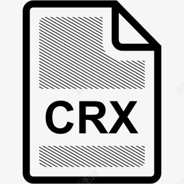 crx文件扩展名格式图标图标