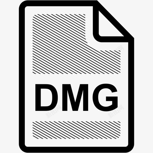 dmg文件扩展名格式图标svg_新图网 https://ixintu.com dmg文件 扩展名 文件格式 格式 类型