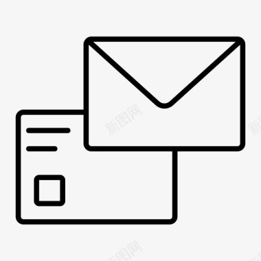 电子邮件地址通信图标图标