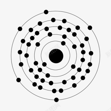 51锑锑原子化学图标图标