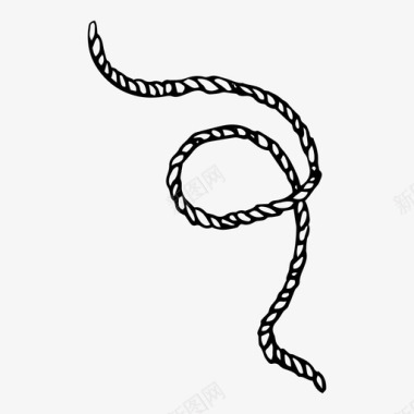 绳索缆绳图标图标