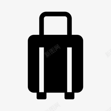 行李公文包旅游图标图标