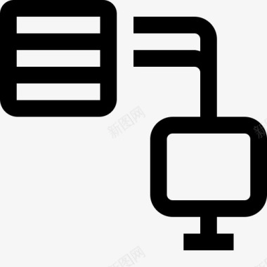 数据库连接计算机共享图标图标
