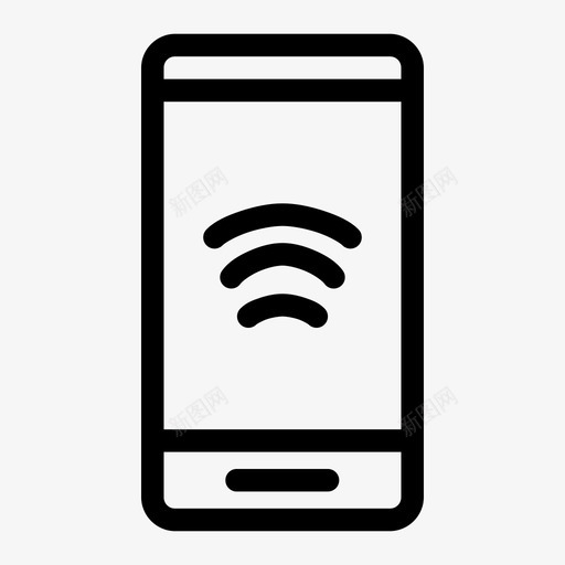 通话连接电话图标svg_新图网 https://ixintu.com 信号 智能 电话 连接 通话