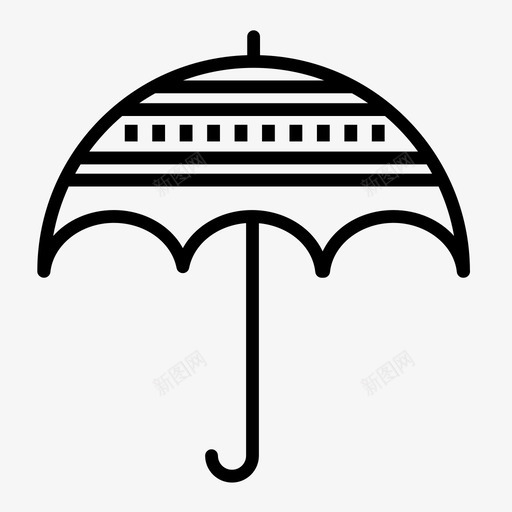 伞保护安全图标svg_新图网 https://ixintu.com 伞 伞保护 保护 夏季 安全