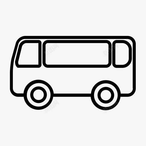 公共汽车运载工具司机图标svg_新图网 https://ixintu.com 交通工具 公共汽车 司机 大众汽车 运载工具 运输工具 面包车
