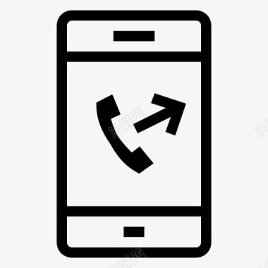 手机通话iphone图标图标