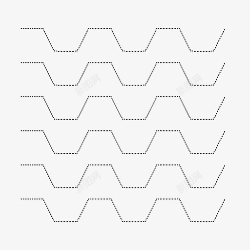 图案破折号线条图标svg_新图网 https://ixintu.com 信号 图案 图案虚线 正方形 破折号 线条